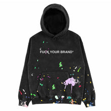Load image into Gallery viewer, FUCK YOUR BRAND© OG LOGO PAINT HOODIE
